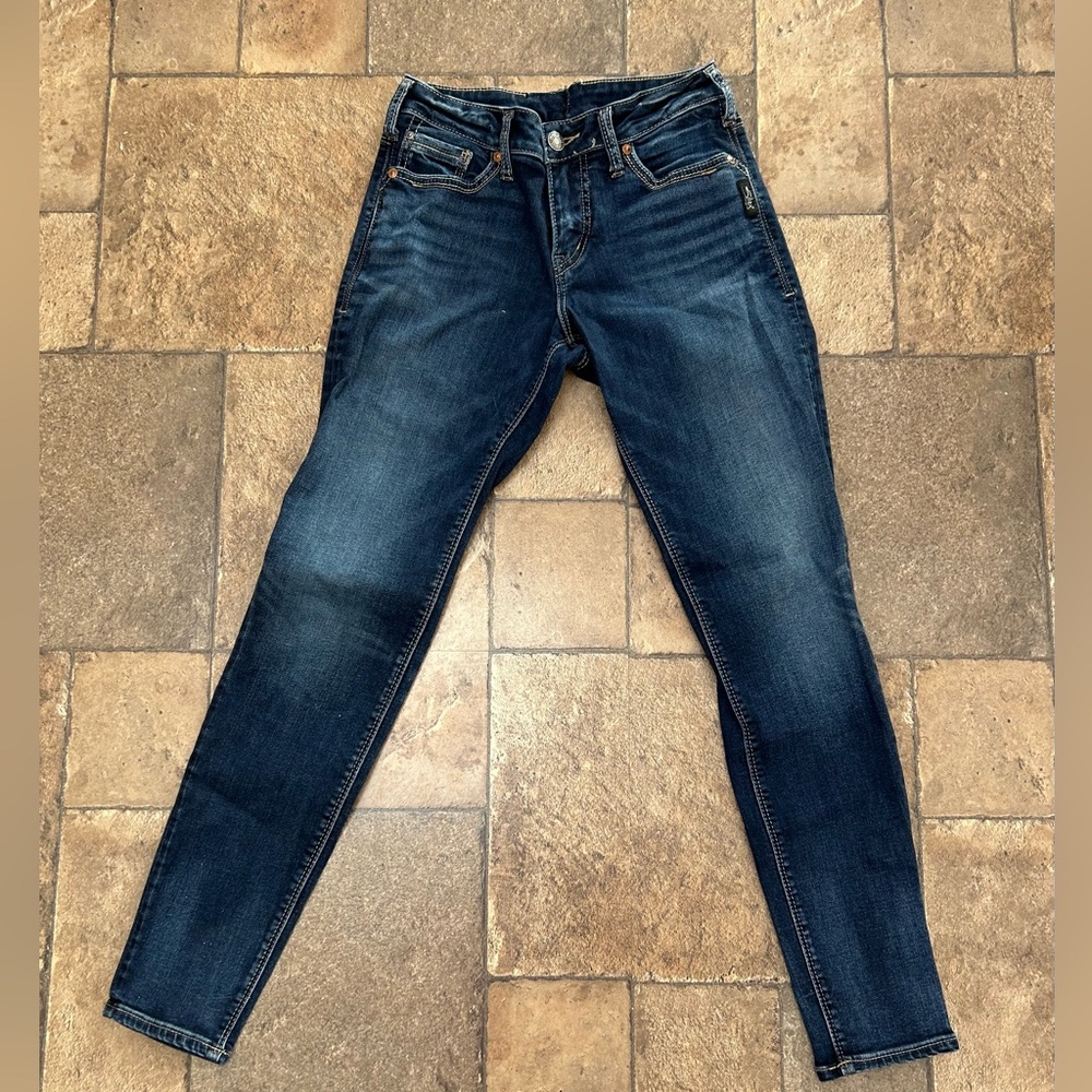 Silver Jeans Suki Skinny Dark Blue Women's Jeans